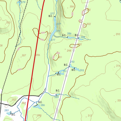 GPS Quebec inc. 031M14 LAC BARRIERE digital map