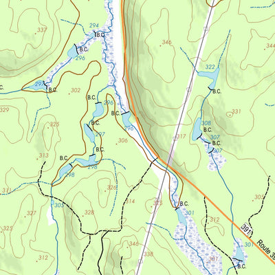 GPS Quebec inc. 031M14 LAC BARRIERE digital map