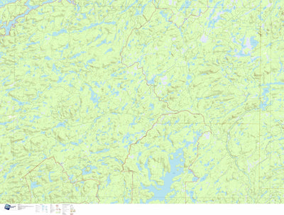 GPS Quebec inc. 031O13 LAC ECHOUANI digital map