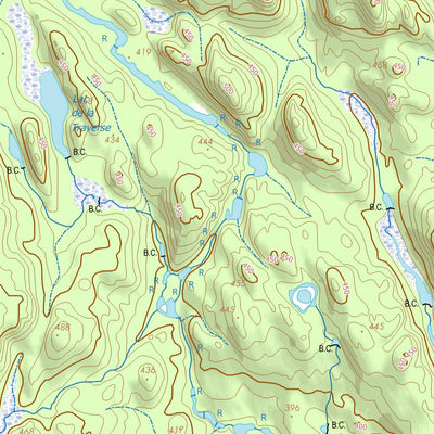 GPS Quebec inc. 032A07 LAC BONHOMME digital map