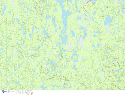 GPS Quebec inc. 032B03 CLOVA digital map