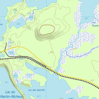 GPS Quebec inc. 032B03 CLOVA digital map