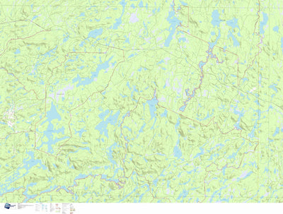 GPS Quebec inc. 032B04 LAC CHOISEUL digital map