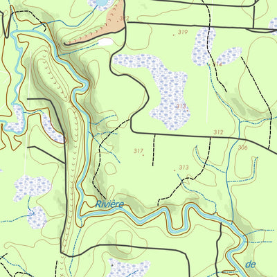 GPS Quebec inc. 032E02 MONT PLAMONDON digital map