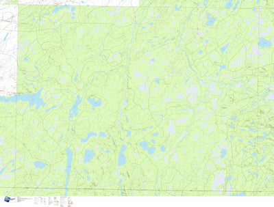 GPS Quebec inc. 032F01 LAC DE LA LIGNE digital map