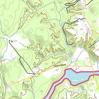 GPS Quebec inc. 032H02 GIRARDVILLE digital map