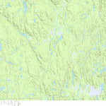GPS Quebec inc. 032H08 LAC BELLEMARE digital map