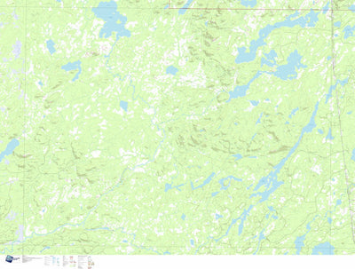 GPS Quebec inc. 032J04 LAC OMO digital map