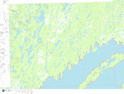 GPS Quebec inc. 032P06 LAC FROMENTEAU digital map