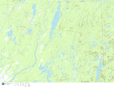 GPS Quebec inc. 032P08 LAC BETHOULAT digital map