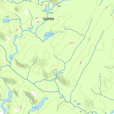 GPS Quebec inc. 032P09 RIVIERE TEMIS digital map
