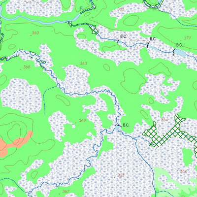 GPS Quebec inc. LAC CLAIRE digital map