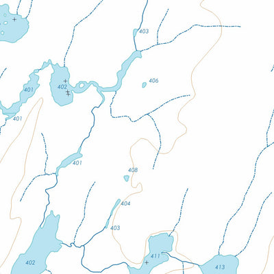 GPS Quebec inc. LAC FROMENTEAU digital map