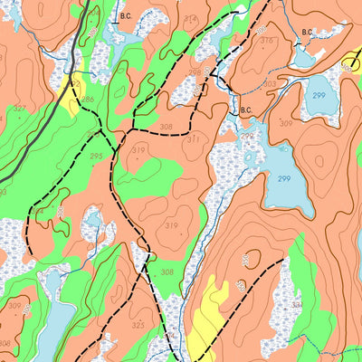 GPS Quebec inc. LAC GRINDSTONE digital map