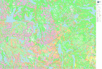 GPS Quebec inc. LAC PORTNEUF digital map