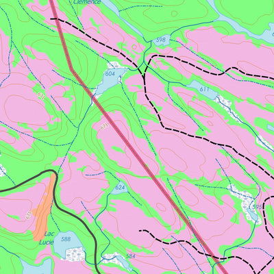 GPS Quebec inc. LAC RIVERIN digital map
