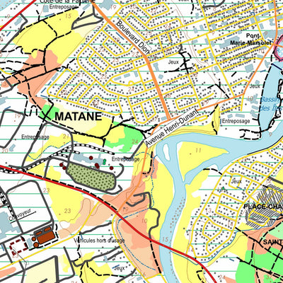 GPS Quebec inc. MATANE digital map