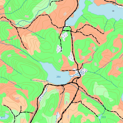 GPS Quebec inc. PETIT LAC ONATCHIWAY digital map