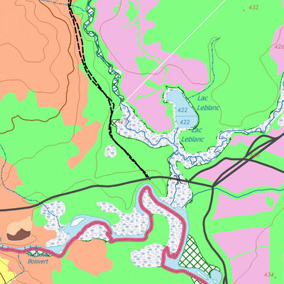 GPS Quebec inc. SAINT-GUILLAUME-NORD digital map