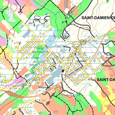 GPS Quebec inc. SAINT-MALACHIE digital map