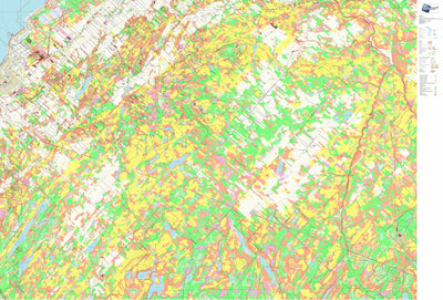GPS Quebec inc. SAINTE-BLANDINE digital map