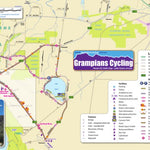 Grampians Cycling Pty Ltd Halls Gap Lake Fyans - Route 02 digital map