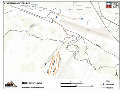 Granite Backcountry Alliance Gorham - Bill Hill Glade digital map
