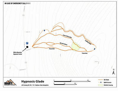 Granite Backcountry Alliance Madison - Hypnosis Glade digital map
