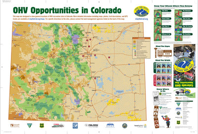 Great Outdoors Adventures Colorado OHV Recreation Opportunity Sites digital map