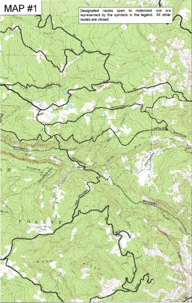 Great Outdoors Adventures Dolores Ranger District Travel Map - East Inset digital map