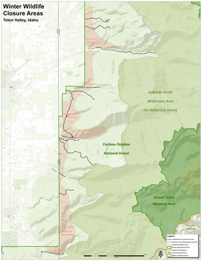 Greater Yellowstone Coalition Don't Poach the Powder West Map digital map