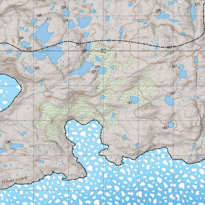 Greenland Institute of Natural Resources Ilulissat Kangia digital map