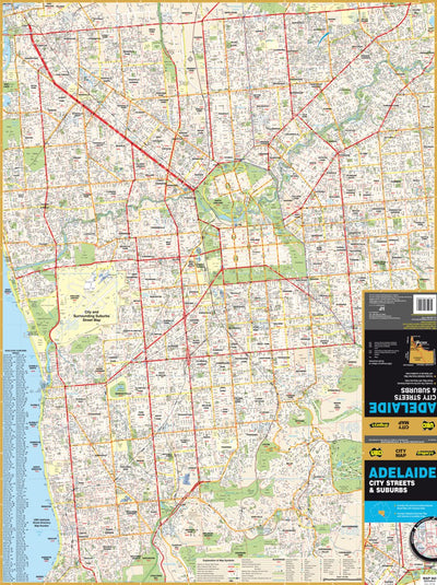 Hardie Grant Explore UBD-Gregory's Adelaide City & Surrounding Suburbs Map bundle exclusive