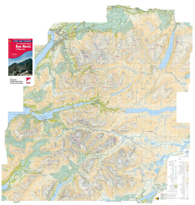 Harvey Maps Ben Nevis & Glen Coe digital map