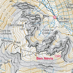 Harvey Maps Ben Nevis, Mamores & Grey Corries digital map