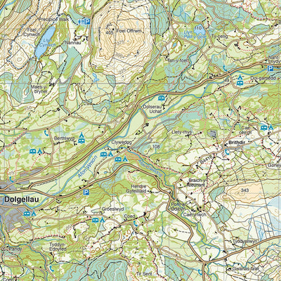 Harvey Maps Snowdonia South (De Eryri) digital map