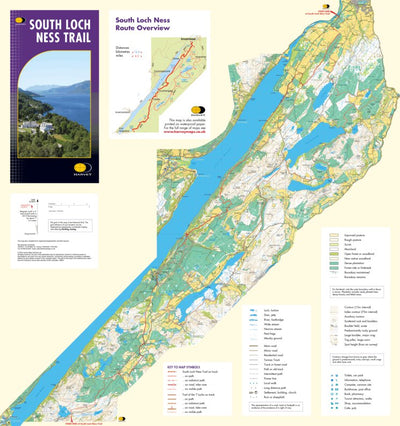 Harvey Maps South Loch Ness Trail digital map