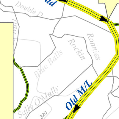 HeavyJ Maps Tzouhalem Cross Route Map - Heavy-J digital map