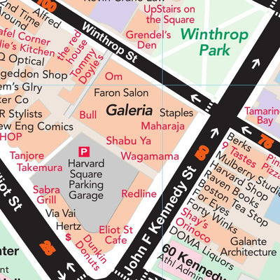 Hedberg Maps, Inc. Harvard Square digital map
