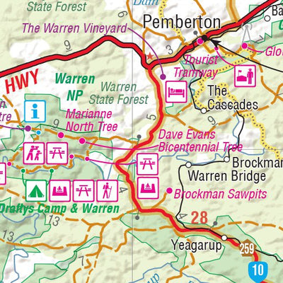 Hema Maps Hema - D'Entrecasteaux National Park digital map