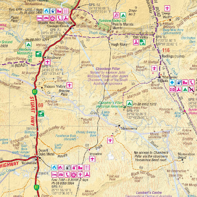Hema Maps Hema - Great Desert Tracks North Central digital map