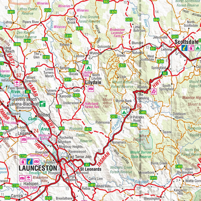 Hema Maps Hema - Tasmania State Map digital map