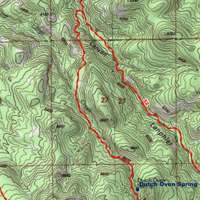 Hi-Tech Hunting LLC Arizona GMU 27 North Half digital map