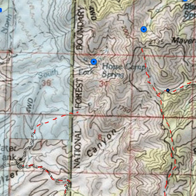 Hi-Tech Hunting LLC Arizona GMU 31 at 1:75,000 digital map