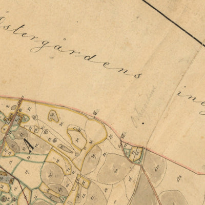 Historiska GIS-kartor 13-guö-4 Flahult digital map