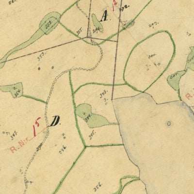 Historiska GIS-kartor 13-ull-32 Alasjö digital map