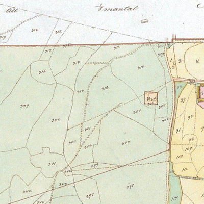 Historiska GIS-kartor M36-9.5 Lustorp digital map