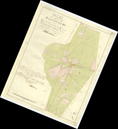 Historiska GIS-kartor M50-12.2 Rävinge digital map