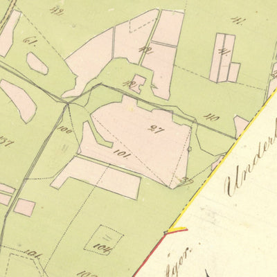 Historiska GIS-kartor M50-12.2 Rävinge digital map