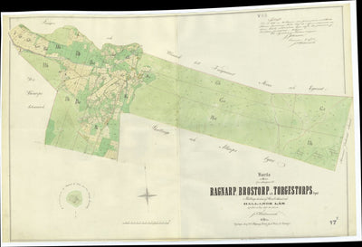Historiska GIS-kartor M54-17.2a Ragnarp digital map